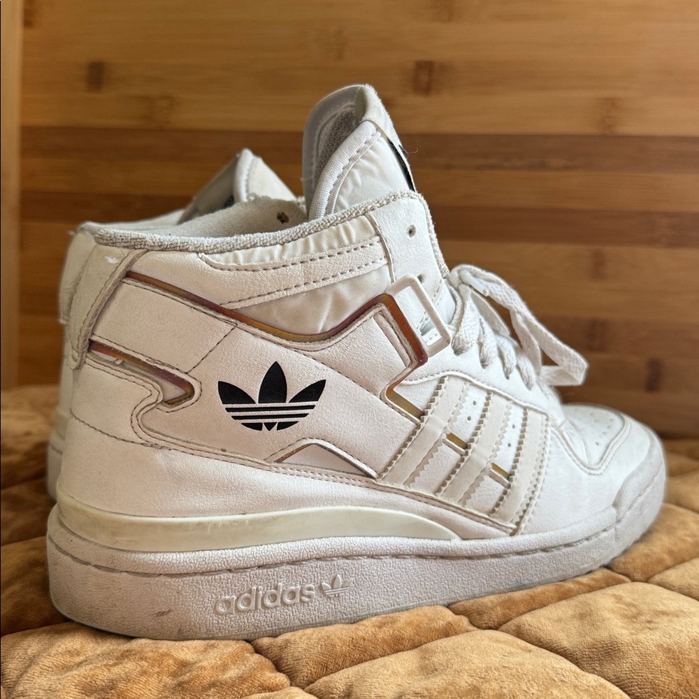 Adidas White High-Top Sneakers - Picture 2 of 6